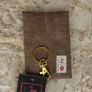 Makeup Junkie Bags Brown Cosmetic Case